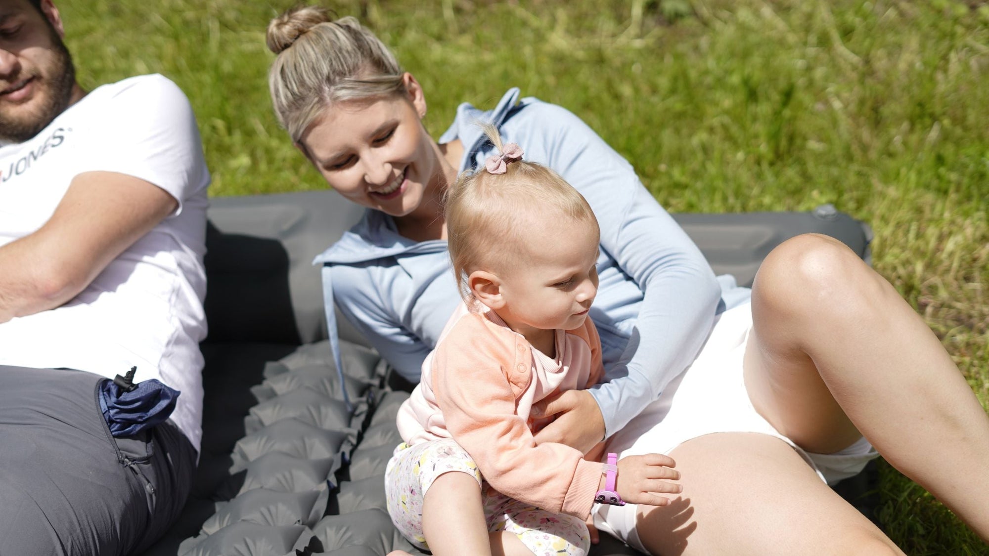 Isomatte mit Kindern