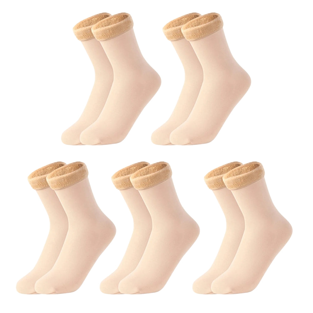 Lined thermal socks