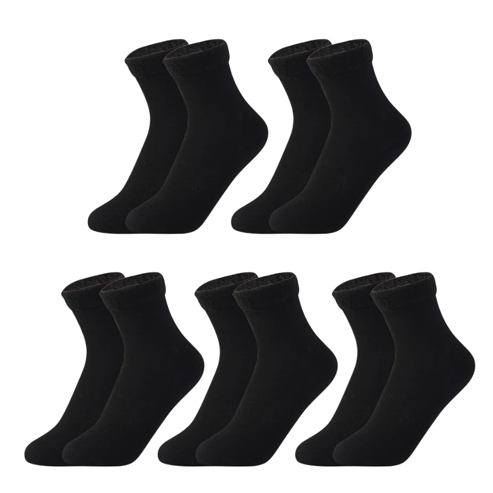 Lined thermal socks