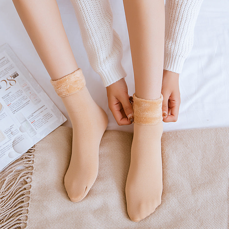 Lined thermal socks