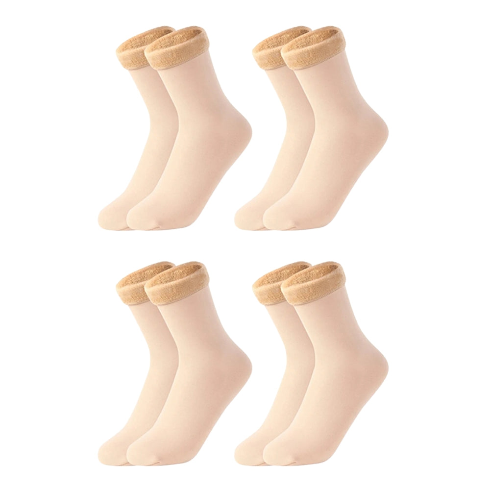 Lined thermal socks
