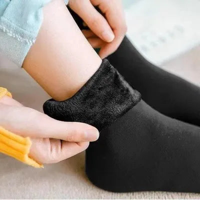 Lined thermal socks