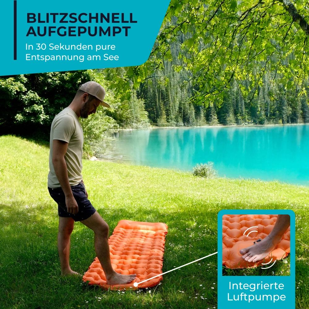 Ultraleichte & kompakte Isomatte - perfekt für unterwegs