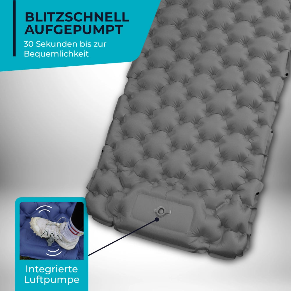 Ultralight & compact sleeping pad without a headrest – perfect for on the go