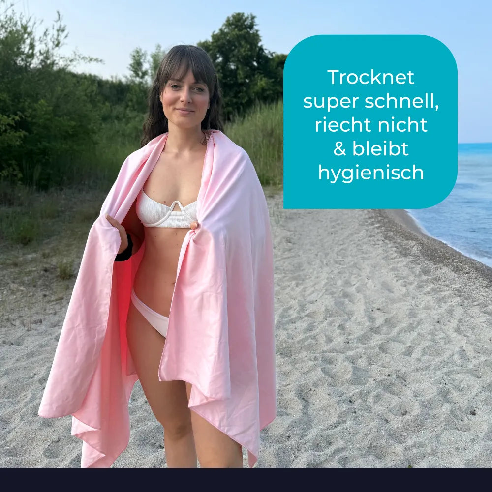 Ultralight microfiber travel towel – quick-drying & compact