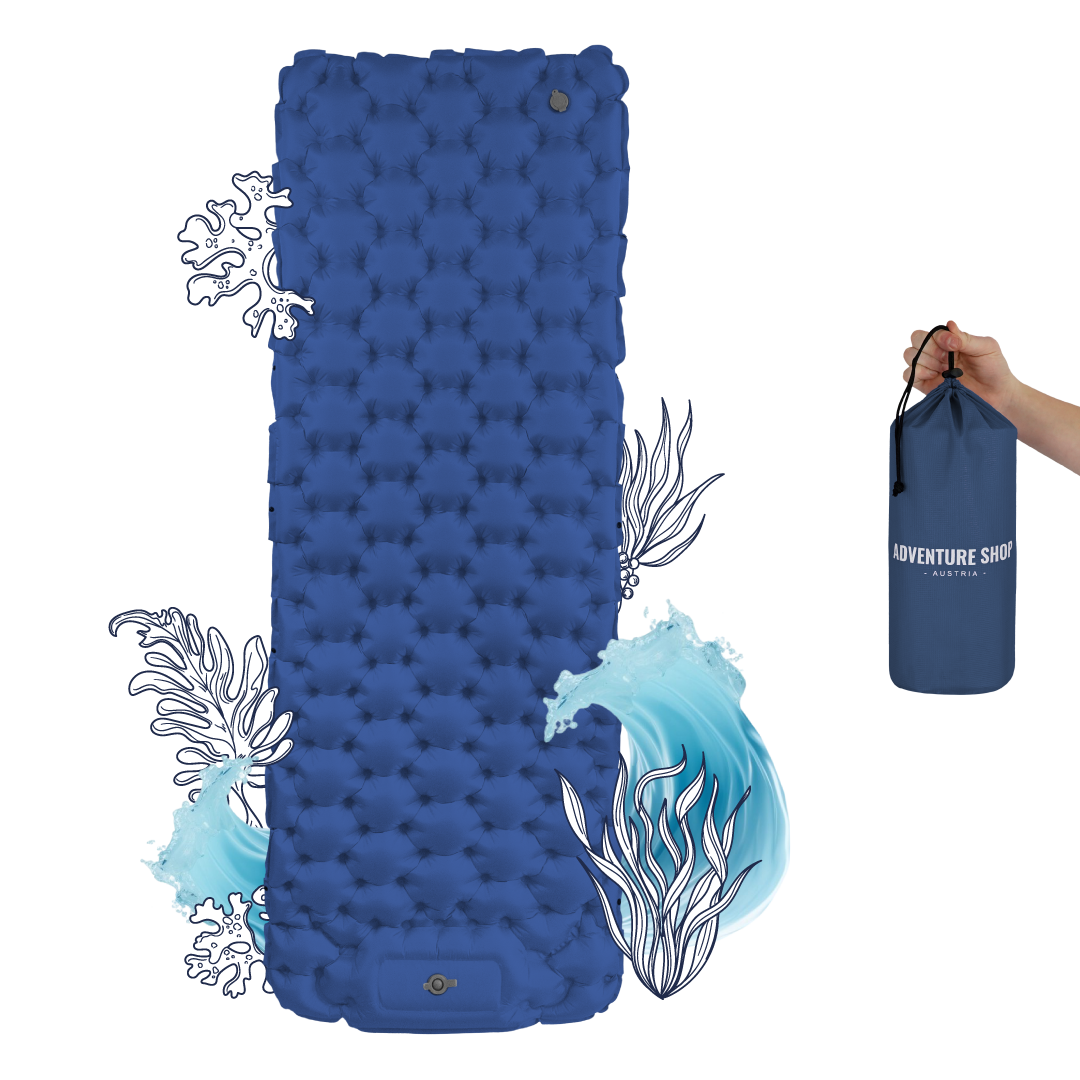 Ultralight & compact sleeping pad without a headrest – perfect for on the go