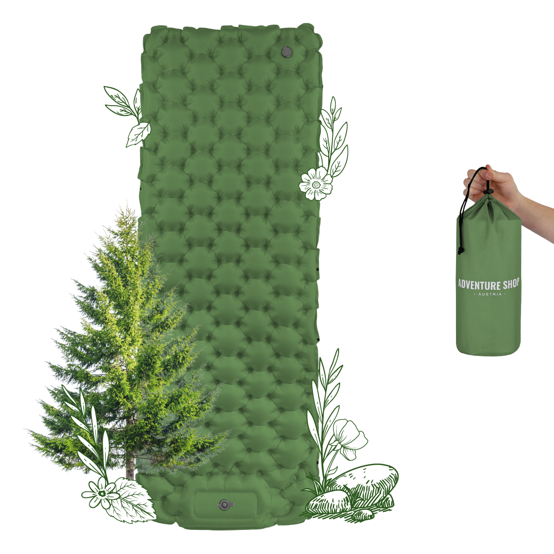 Ultralight & compact sleeping pad without a headrest – perfect for on the go