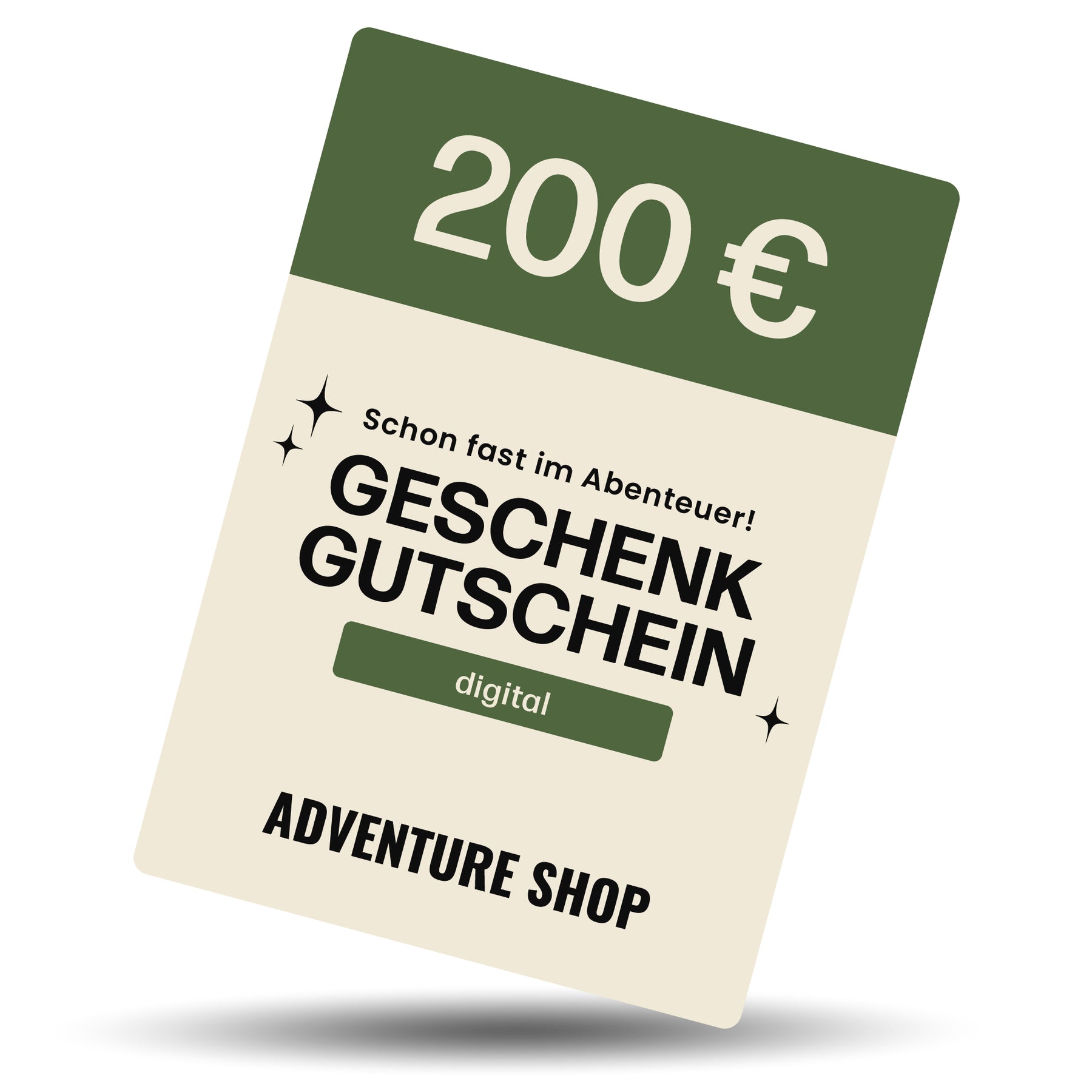 Adventure Shop-Geschenkgutschein