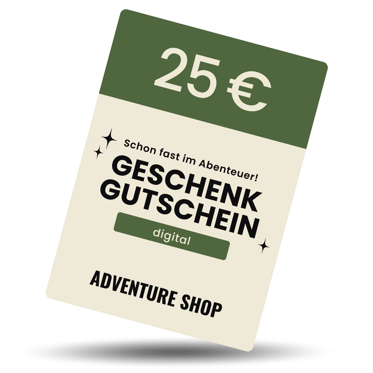 Adventure Shop-Geschenkgutschein
