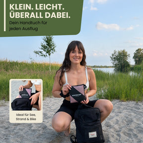TravelTowel Pro – trocknet schnell, saugt stark, passt in jede Tasche