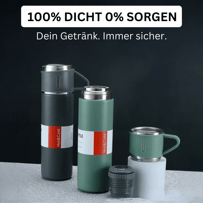 Vakuumisolierte Edelstahl-Thermosflasche