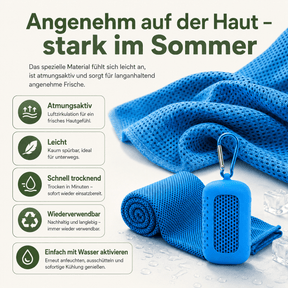 CoolTowel Pro – Kühlendes Handtuch für Sport, Reise & Sommerhitze