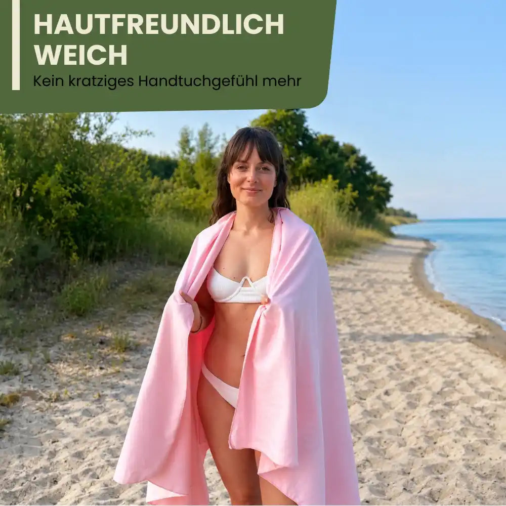 TravelTowel Pro – trocknet schnell, saugt stark, passt in jede Tasche