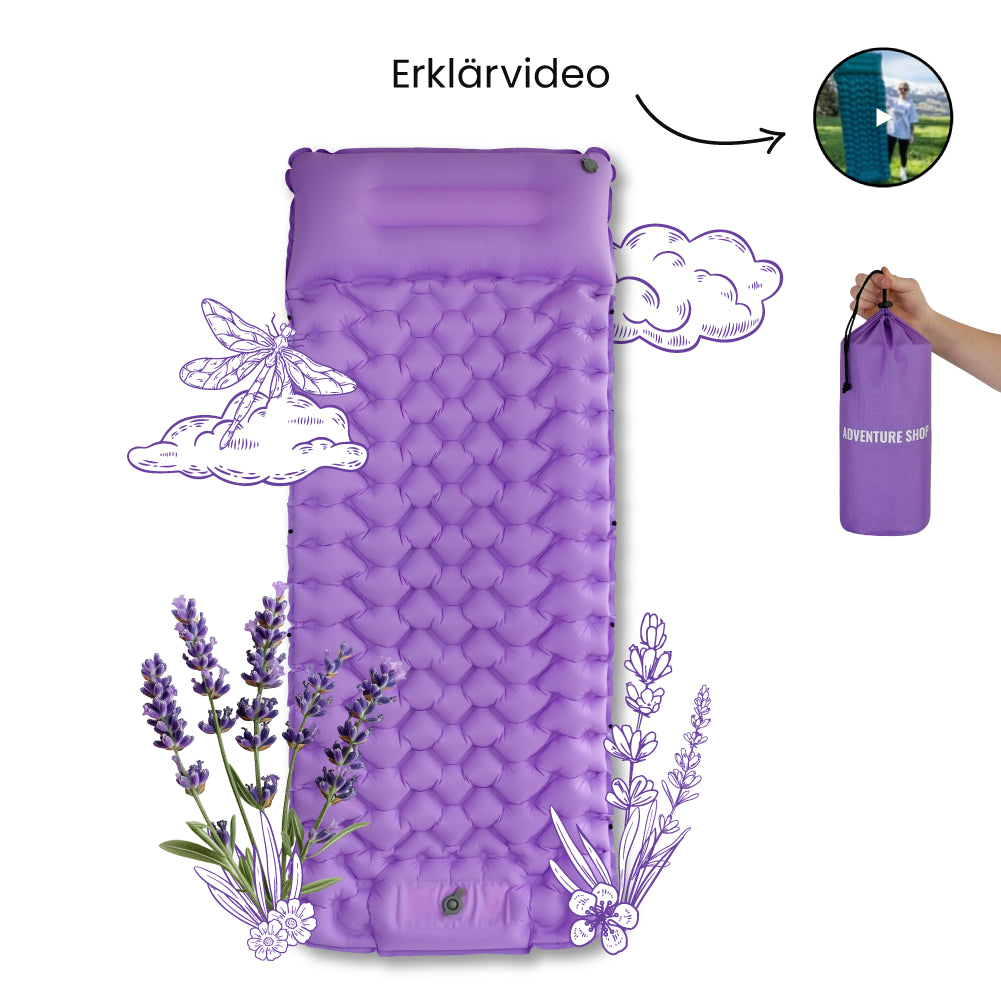 Ultraleichte & kompakte Isomatte - perfekt für unterwegs