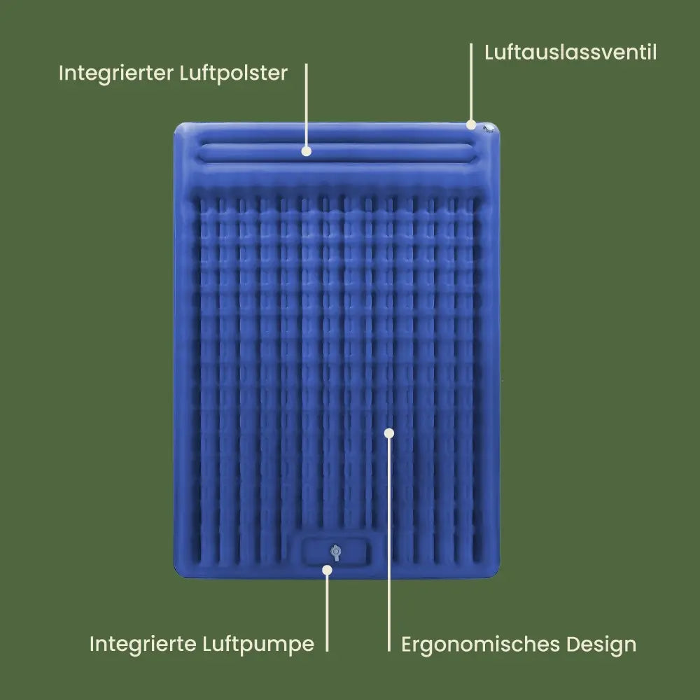 Ultrakompakte Doppel-Isomatte – Komfort für 2 Personen