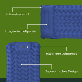 Ultralicht en compact slaapmatje – perfect voor onderweg.