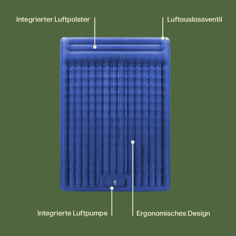 Ultrakompakte Doppel-Isomatte – Komfort für 2 Personen