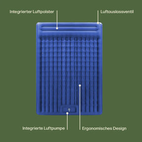 Ultrakompakte Doppel-Isomatte – Komfort für 2 Personen