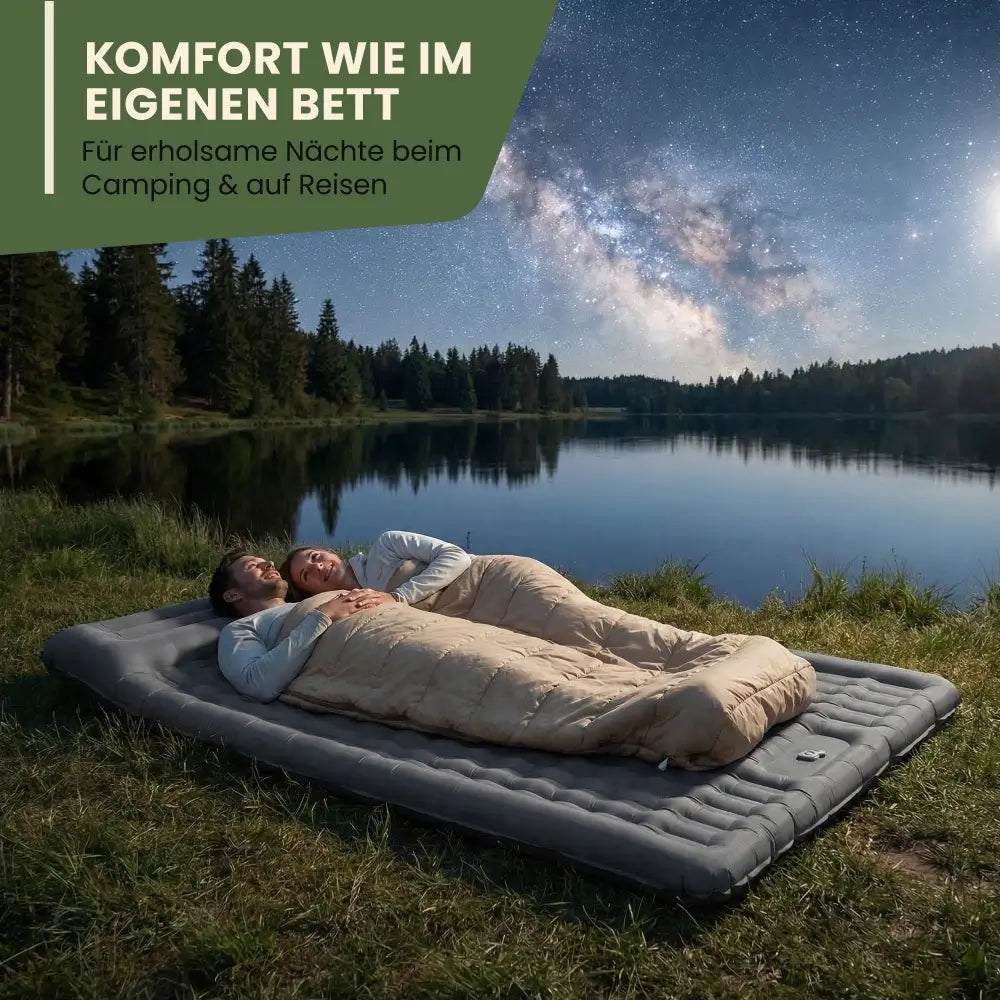 schlafsack integrierte isomatte Ultrakompakte Doppel-Isomatte – Komfort für 2 Personen