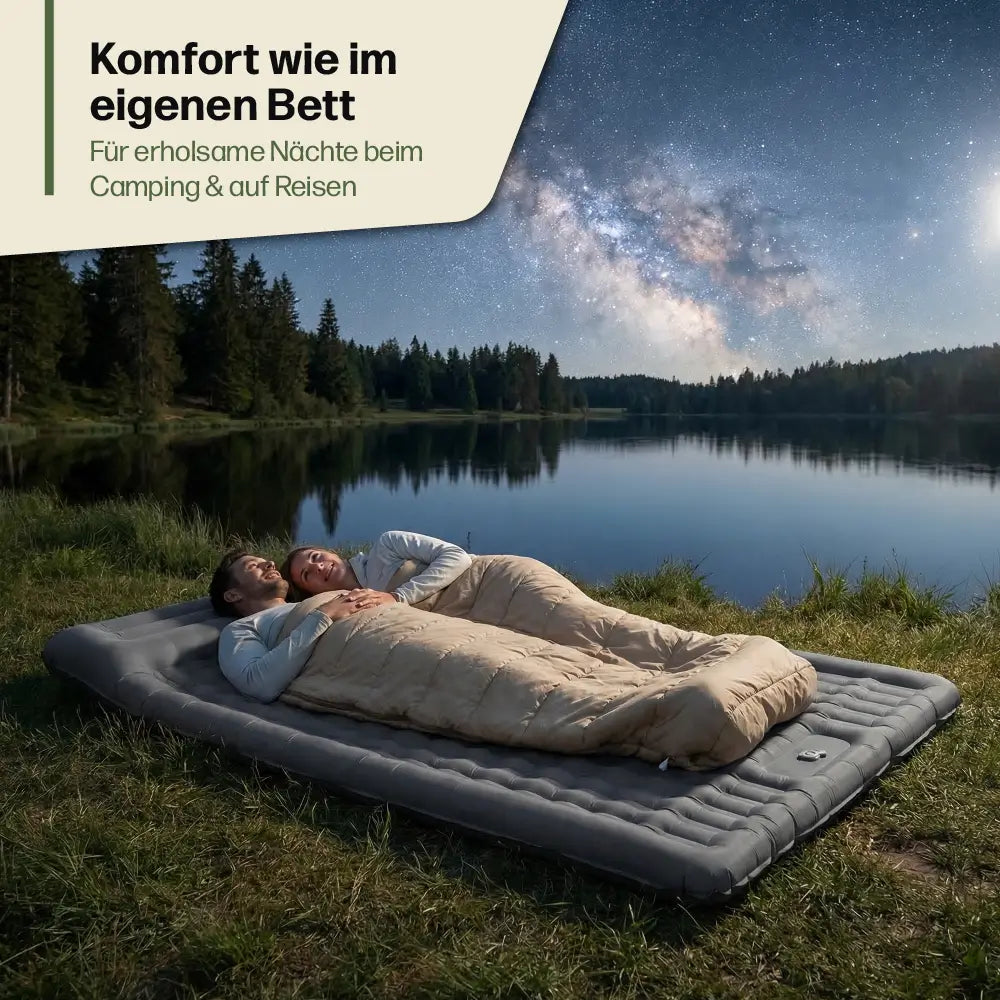 Ultrakompakte Doppel-Isomatte – Komfort für 2 Personen