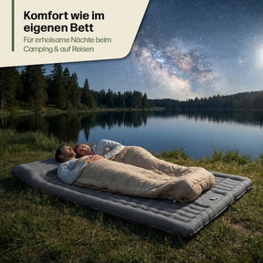 Ultrakompakte Doppel-Isomatte – Komfort für 2 Personen