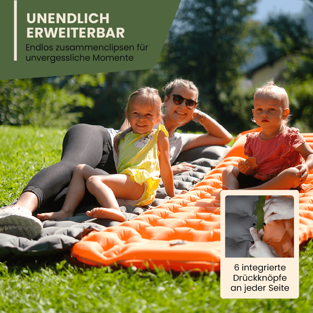 Ultraleichte & kompakte Isomatte - perfekt für unterwegs