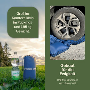 Ultrakompakte Doppel-Isomatte – Komfort für 2 Personen