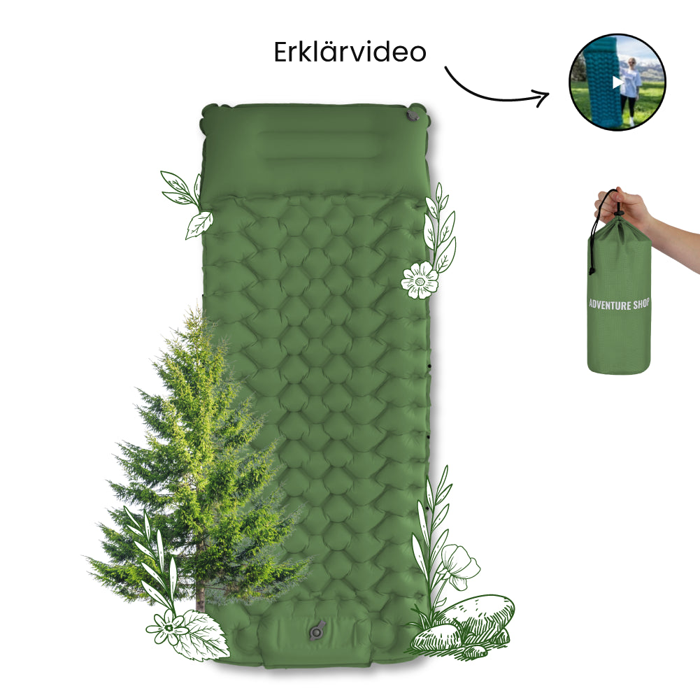 Ultraleichte & kompakte Isomatte - perfekt für unterwegs