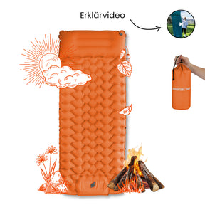 Ultraleichte & kompakte Isomatte - perfekt für unterwegs