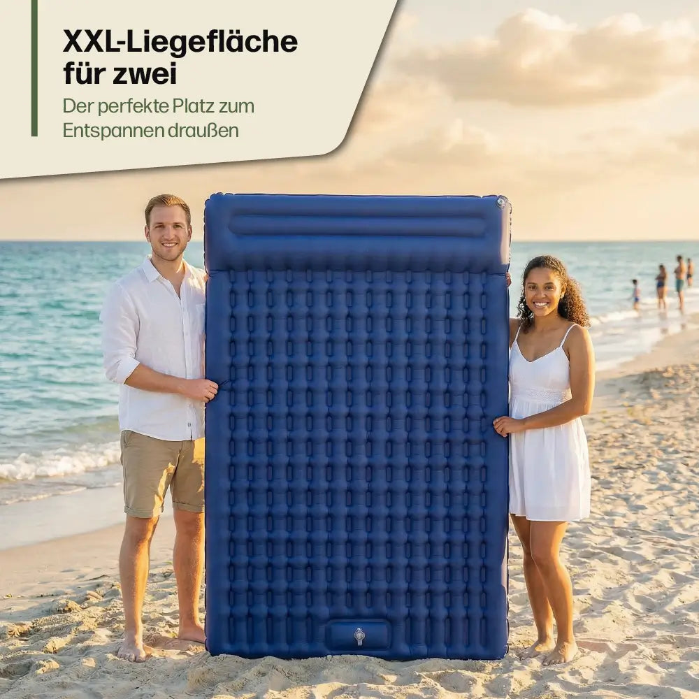 Ultrakompakte Doppel-Isomatte – Komfort für 2 Personen