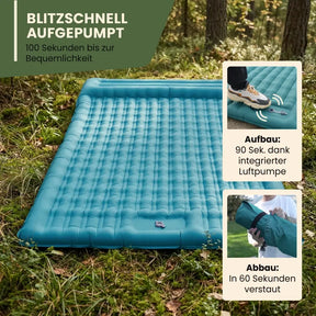 Ultrakompakte Doppel-Isomatte – Komfort für 2 Personen