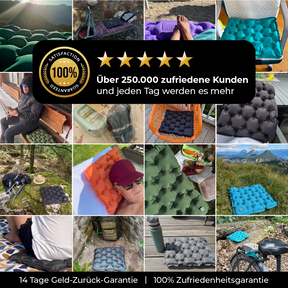 Ultraleichtes & kompaktes Sitzkissen - perfekt für den Herbst