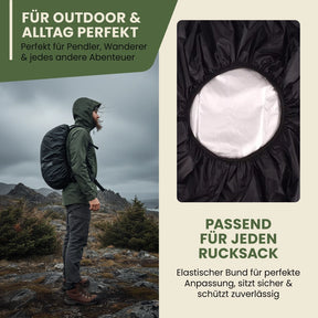 Reflective rain cover for backpack