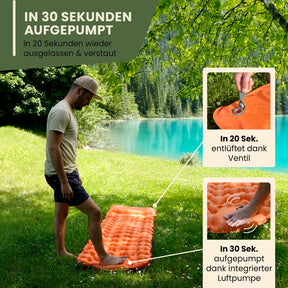 Ultraleichte & kompakte Isomatte - perfekt für unterwegs