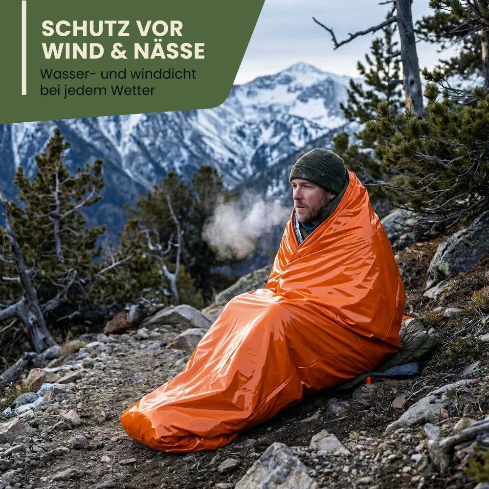 schlafsack auf rechnung bestellen Notfall Schlafsack