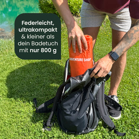 Ultralicht en compact slaapmatje – perfect voor onderweg.