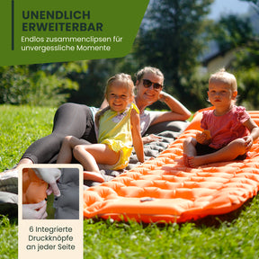 Ultralicht en compact slaapmatje – perfect voor onderweg.