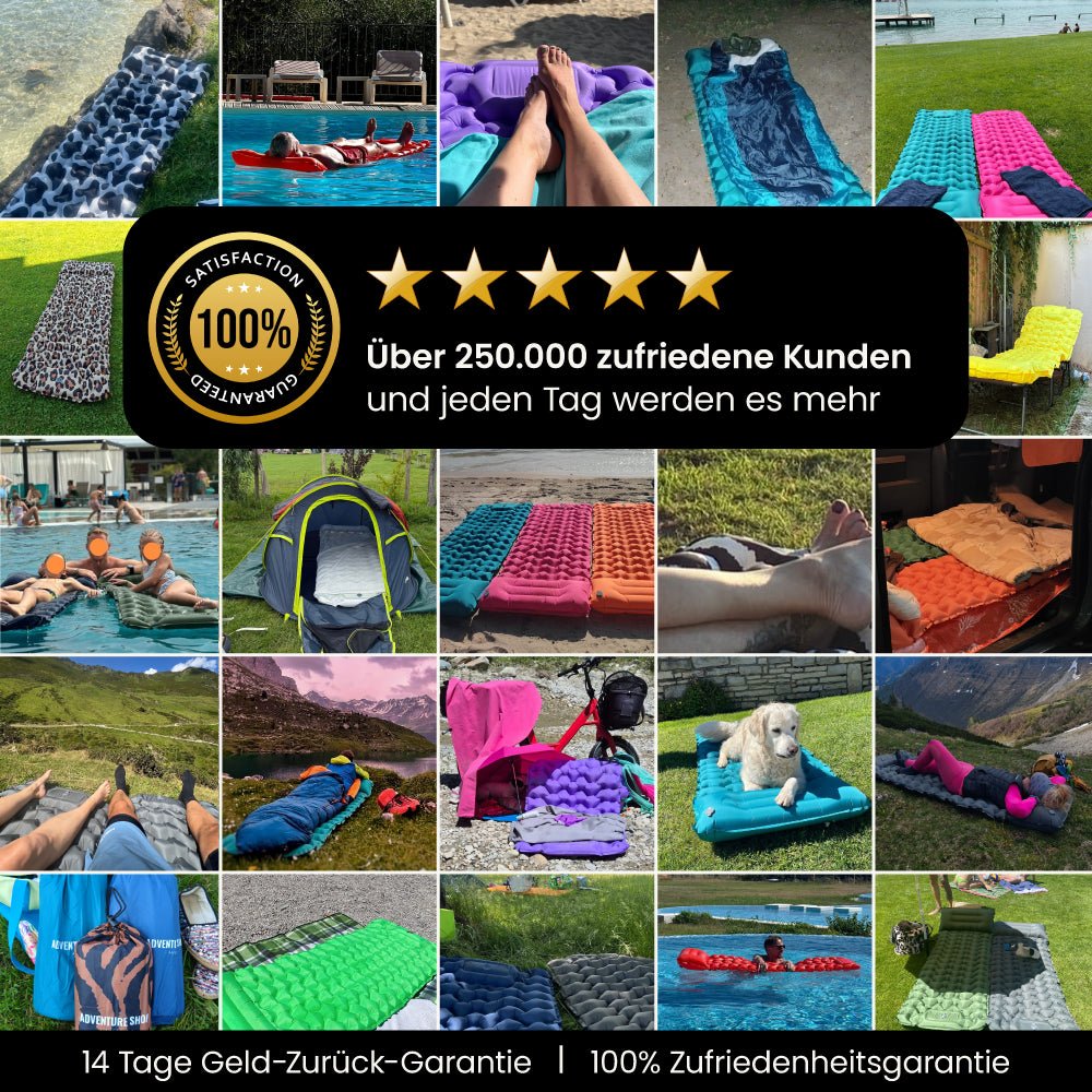 Ultralicht en compact slaapmatje – perfect voor onderweg.