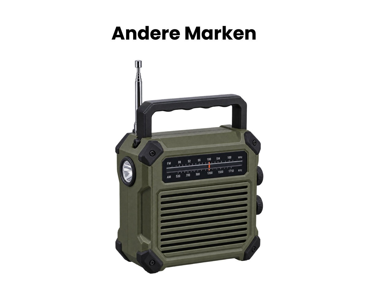 Dynox Pro vs. einfaches Notfallradio