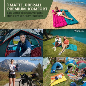 Ultraleichte & kompakte Isomatte - perfekt für unterwegs