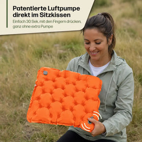 Ultralicht en compact zitkussen – perfect voor onderweg.