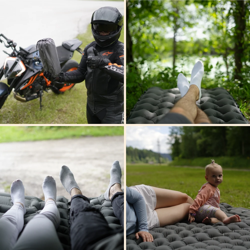 Ultraleichte & kompakte Isomatte ohne Kopfteil - perfekt für unterwegs