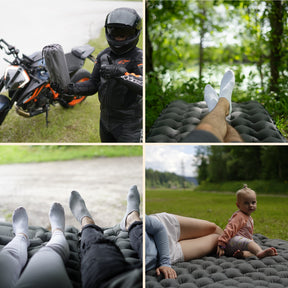 Ultraleichte & kompakte Isomatte ohne Kopfteil - perfekt für unterwegs