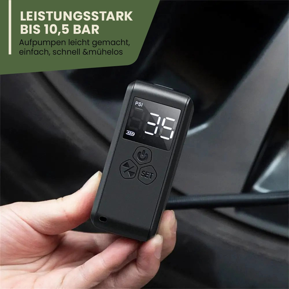 Elektrische Mini Pumpe - mühelos in sekundenschnelle aufpumpen