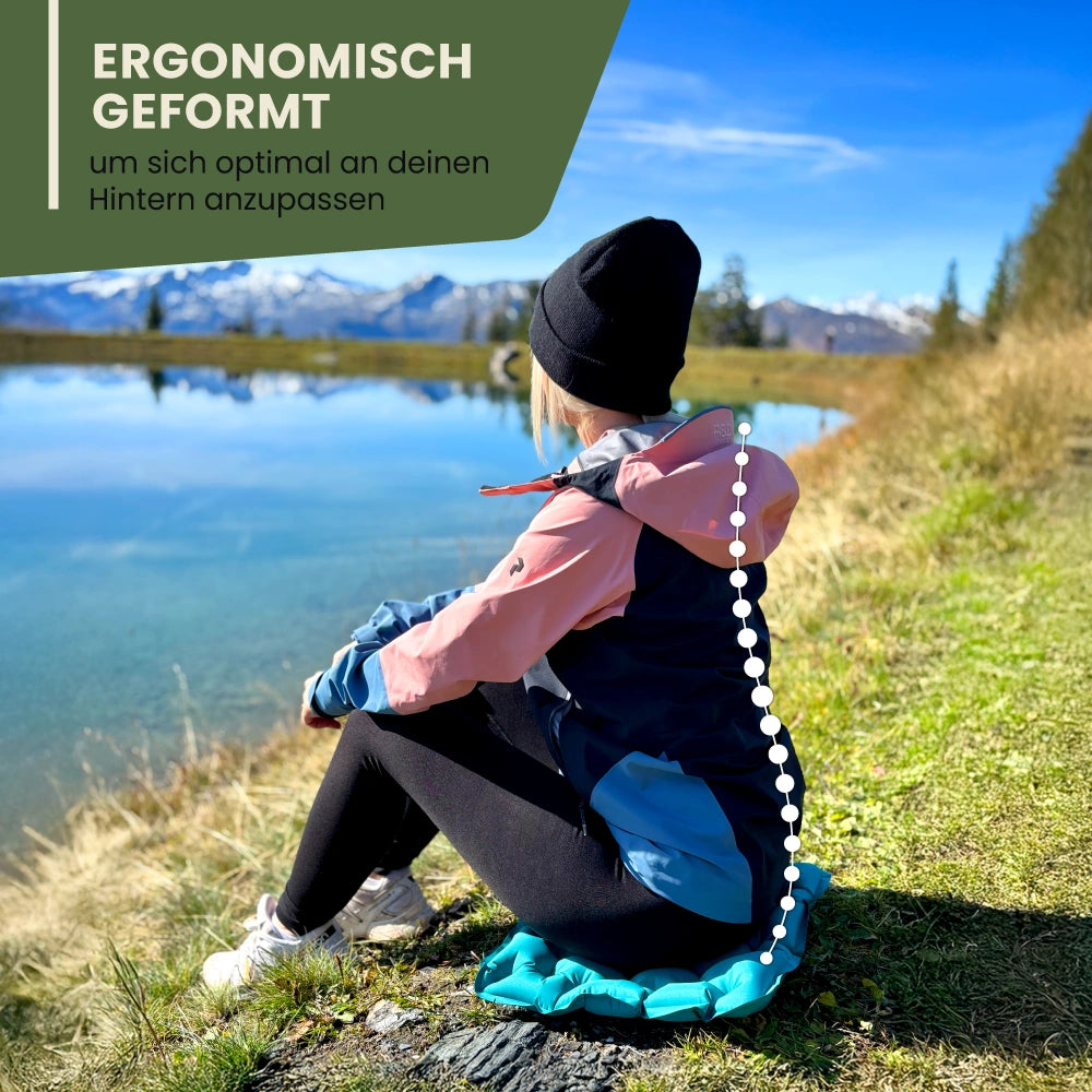 Ultraleichtes & kompaktes Sitzkissen - perfekt für den Herbst