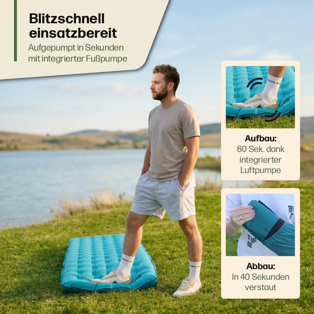 Premium Outdoor-Matratze – maximaler Komfort für unterwegs