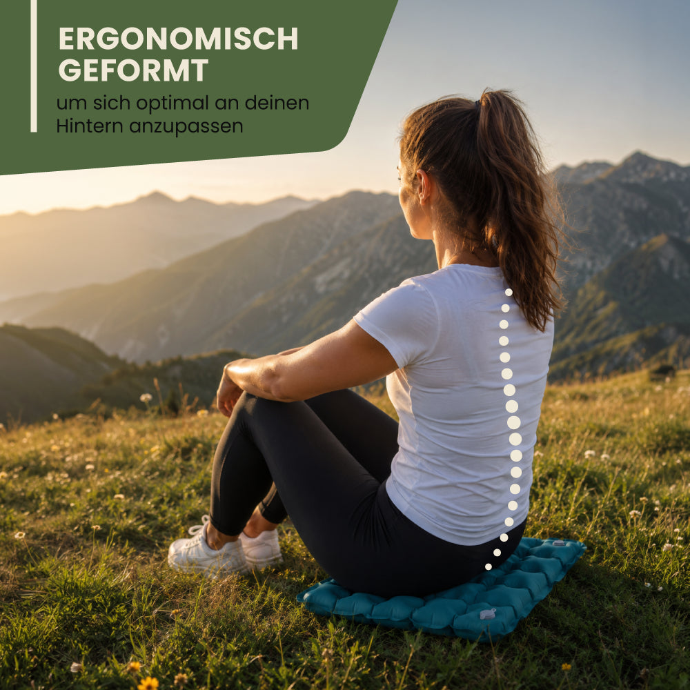 Ultralight & compact seat cushion - perfect for on the go