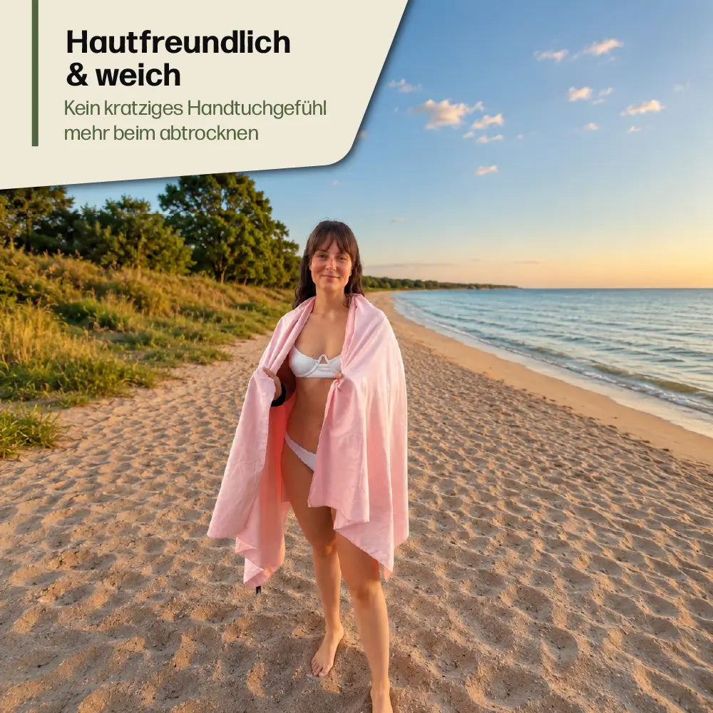 TravelTowel Pro – trocknet schnell, saugt stark, passt in jede Tasche
