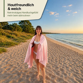 TravelTowel Pro – trocknet schnell, saugt stark, passt in jede Tasche