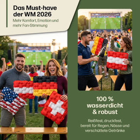 Fan Sitzkissen 2026 - Fußball Edition